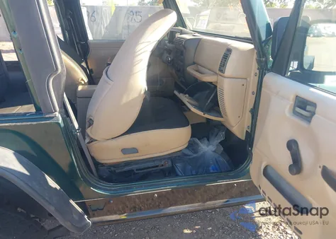 1999 Jeep Wrangler Sahara из США, поврежденный, VIN 1J4FY49SXXP403378